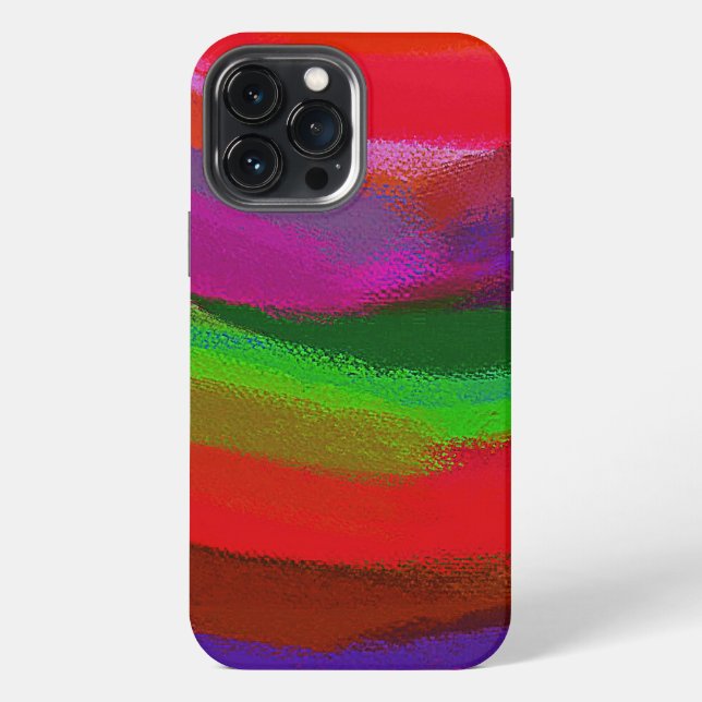 Paint Color Splatter Brush Stroke Iphone Case (Back)