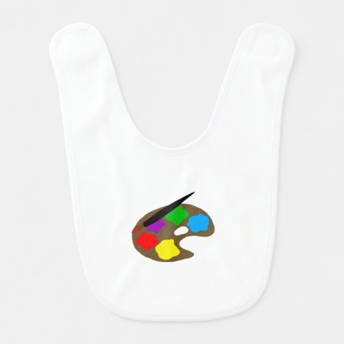 Paint Colors Artboard Baby Bib