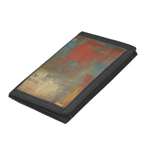 Paint colors tri-fold wallet