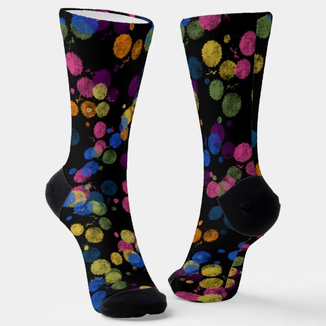 Paint Drips Socks (Angled)