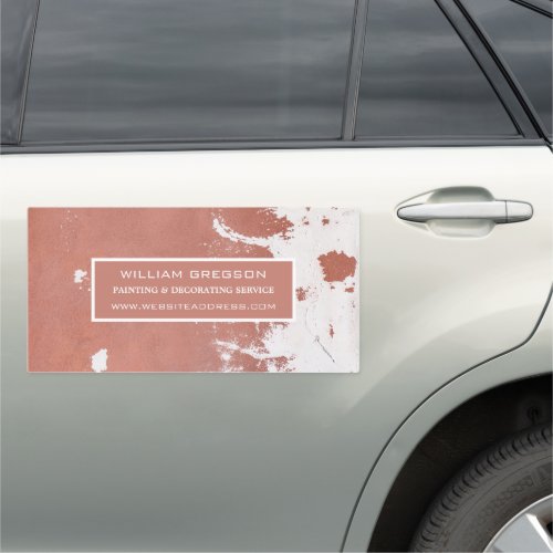 Paint Faded Wall Painter  Decorator Car Magnet