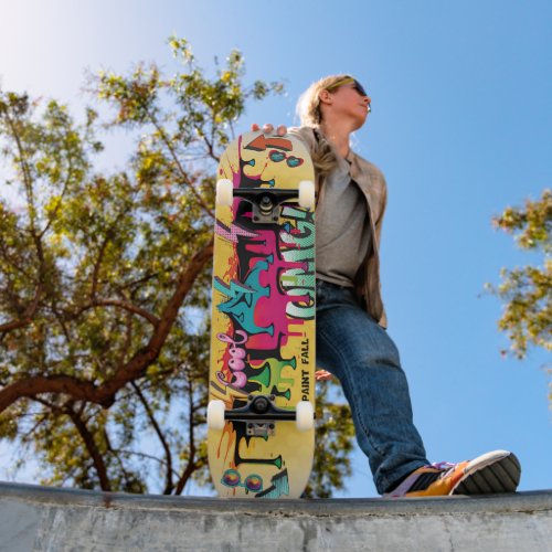 Paint Fall 8h Skateboard