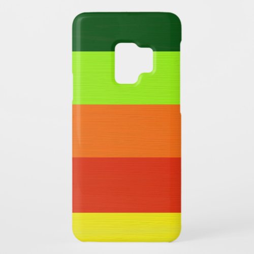 Paint green lime orange red yellow retro stripes 3 Case_Mate samsung galaxy s9 case