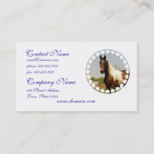 Paint Horse Business Cards