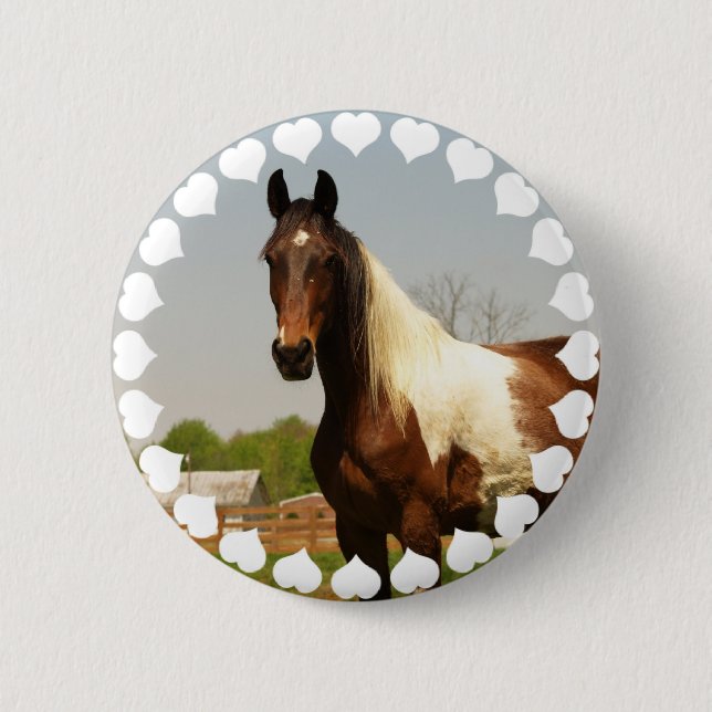 Paint Horse Button (Front)