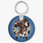 Paint Horse Dreamcatcher Keychains