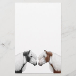 Paint Horse Friends Stationery