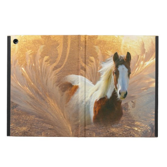 Paint Horse Gold iPad Air Cover Case