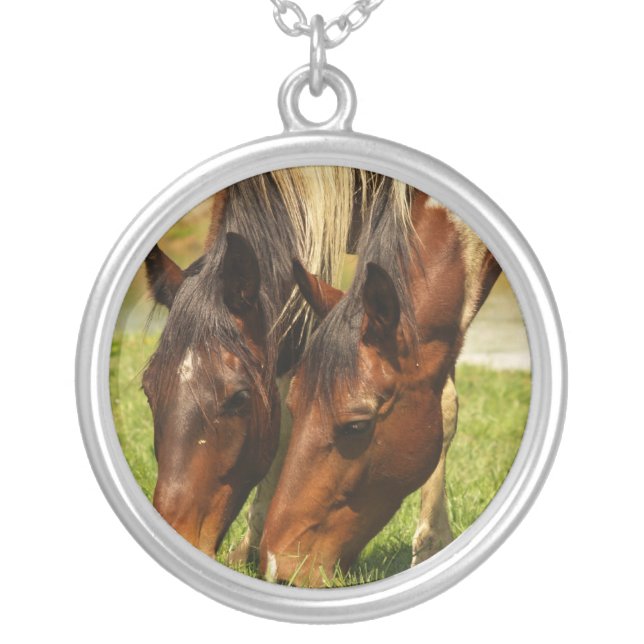 Paint Horse Love  Necklace (Front)
