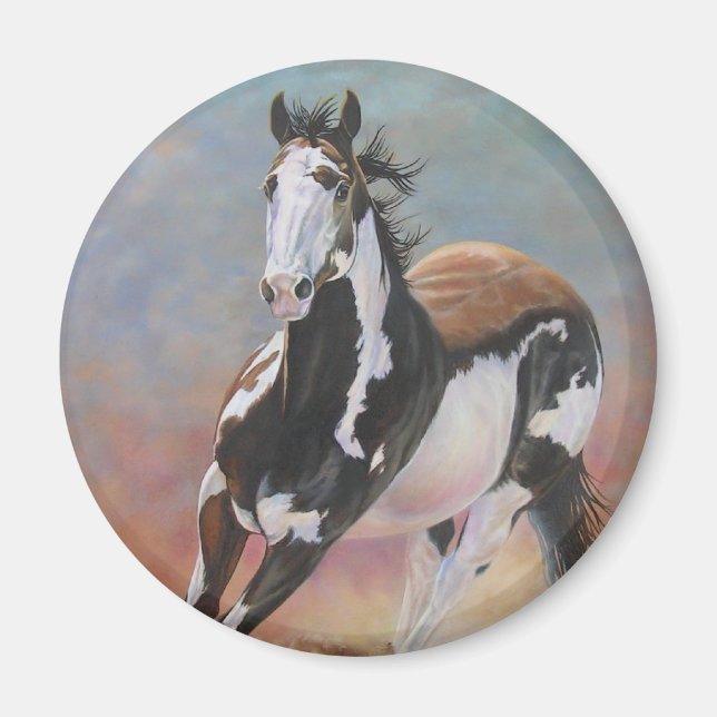 paint horse magnet (Front)