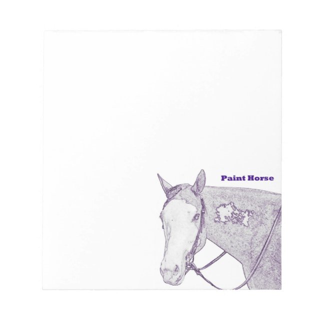 Paint horse notepad (Front)