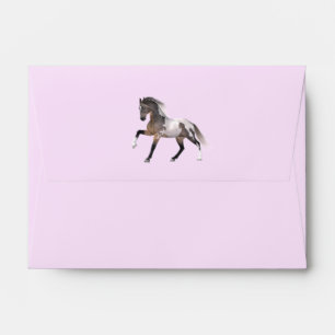 Paint Horse Running Pastel Envelope