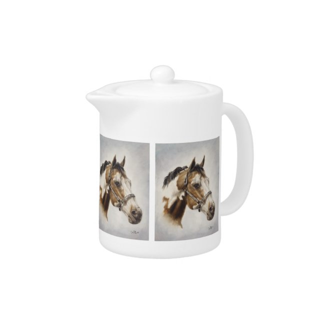 Paint Horse Teapot (Right)