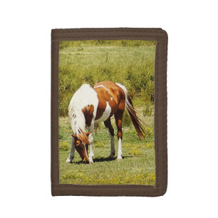 Paint Horse Tri-Fold Trifold Wallet