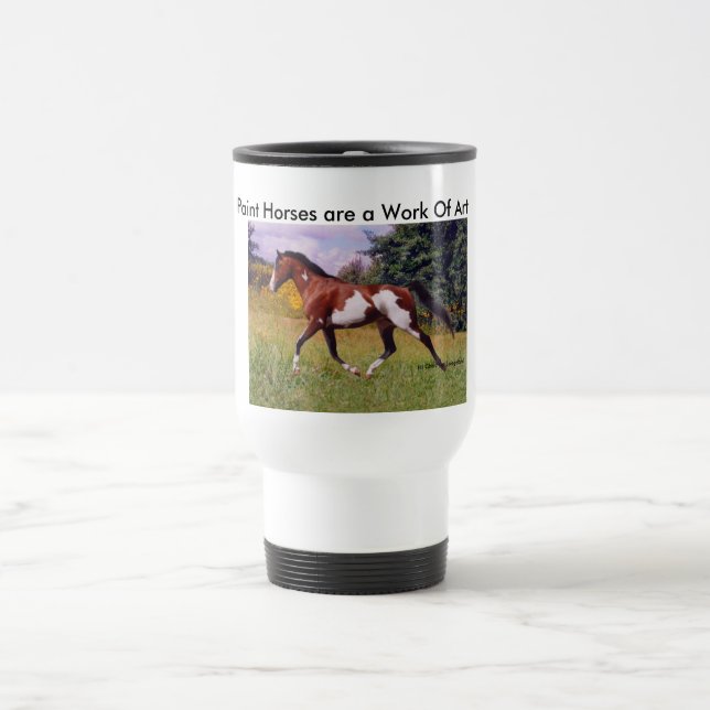 Paint Horse trotting Mug (Center)