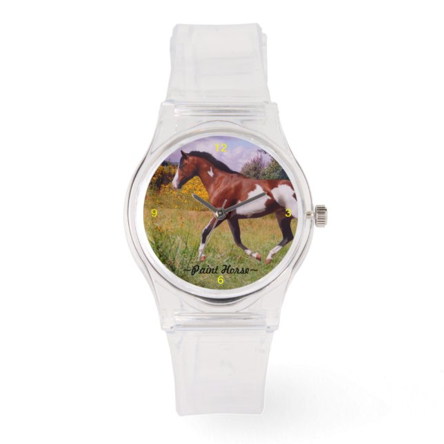 Paint Horse Trotting Watch (Front)