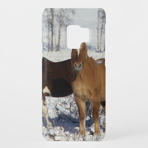 Paint Horses in the Snow Case_Mate Samsung Galaxy S9 Case