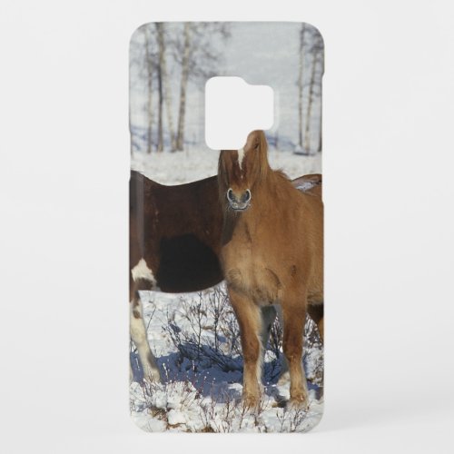 Paint Horses in the Snow Case_Mate Samsung Galaxy S9 Case