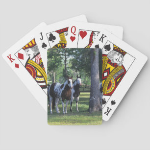 Paint Horses in the Trees Poker Cards