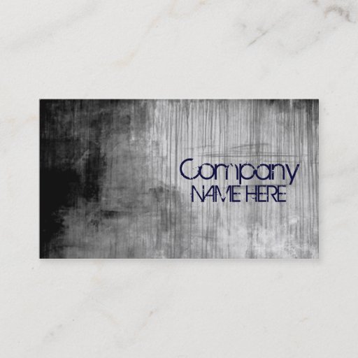 Customizable Paint it Black Business Card Template