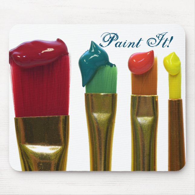 Paint It Mouse Pad (Front)