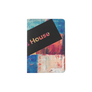 Paint Kids House Passport Holder