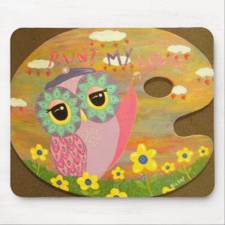 Paint My Love Mouse Pad