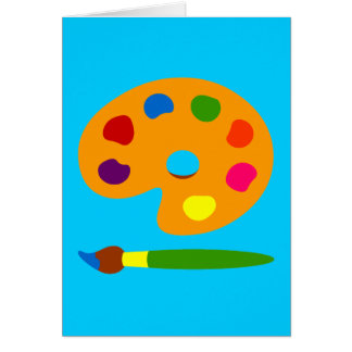 Paint Palette Art Cards