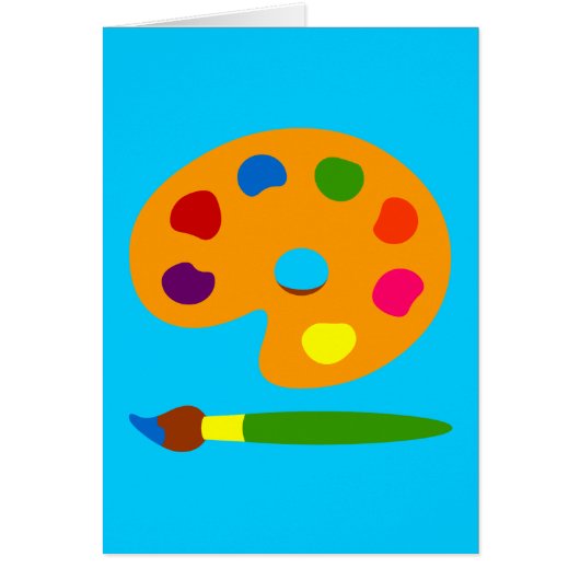 Paint Palette Art Cards (Front)