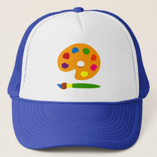 Paint Palette Art Trucker Hat