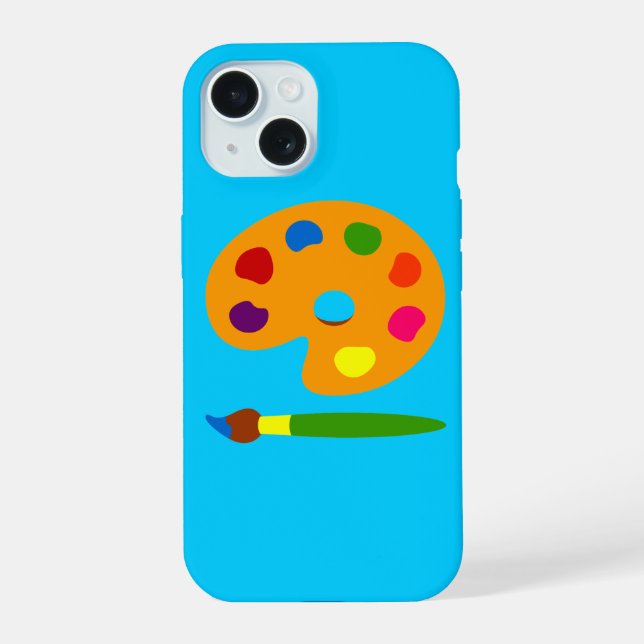 Paint Palette Iphone Case (Back)