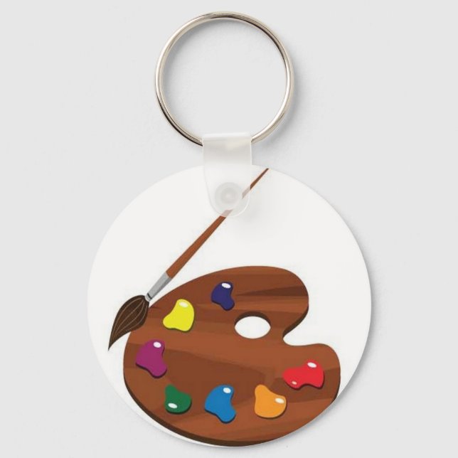 Paint palette keychain (Front)