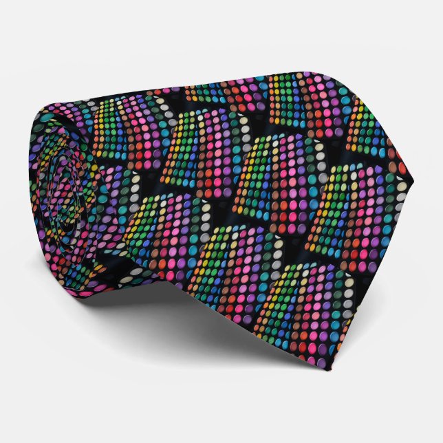 Paint Pallet Neck Tie (Rolled)