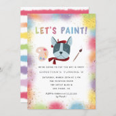Paint Party | Art Birthday Party Invitation (Front/Back)