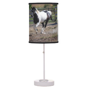 Paint Pinto Horse Table Lamp