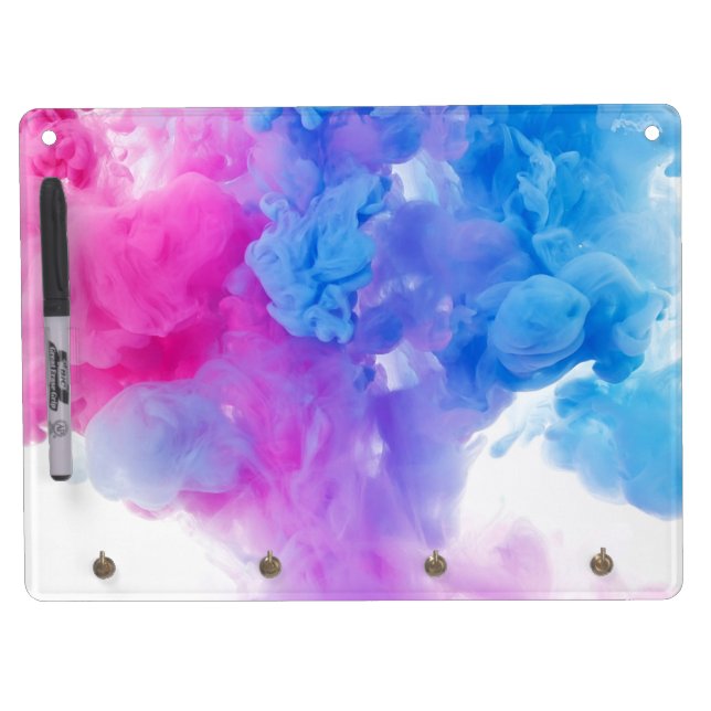 Paint Plumes Dry Erase Board With Keychain Holder (Front)