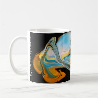 Paint Pour Abstract Great Dane Mug