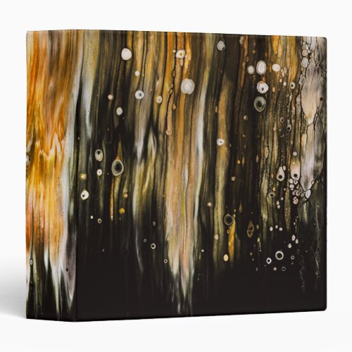 Paint Pour Cells Swipe Abstract Art Checkbook Cove 3 Ring Binder