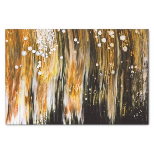 Paint Pour Cells Swipe Abstract Art Tissue Paper