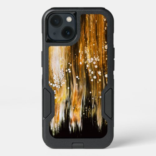 Paint Pour Swipe Abstract Art iPhone 13 Case