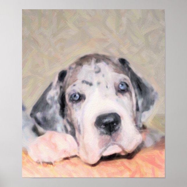 Paint: Puppy Dane Poster (Front)