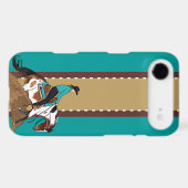 Paint Reining Horse iPhone 4 Case-Mate Case (Back (Horizontal))