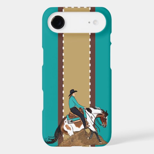 Paint Reining Horse iPhone 4 Case-Mate Case (Back)