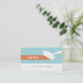 Paint Roller Business Card (Standing Front)