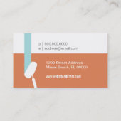Paint Roller Business Card (Back)