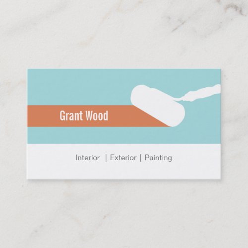 Paint Roller Business Card