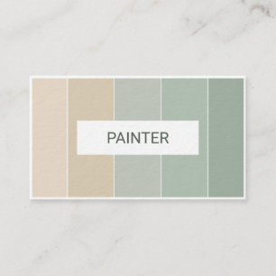 Paint Sample Painter Interior Design Business Card