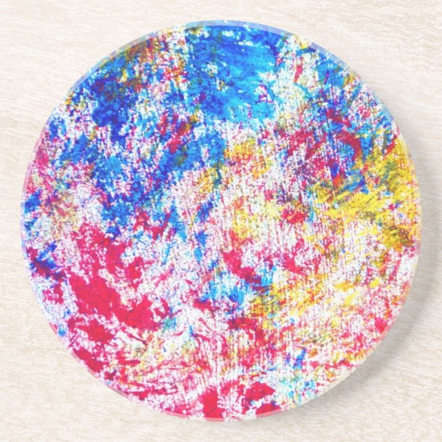 Paint Sandstone Coaster (Front)