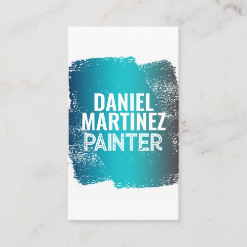 Paint services gradient painted wall  business card