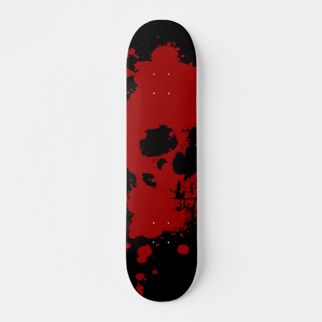 PAINT SKULL SKATEBOARD DECK (Front)